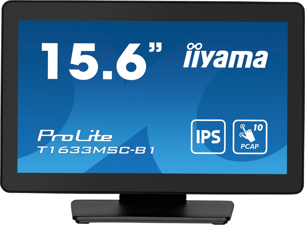 15 6' Tactile PCAP dalle IPS conception sans cadre 10 points 1920x1080 1xHDMI 1xDisplayPort USB HUB 2x2.0 450cd m² - vue 5