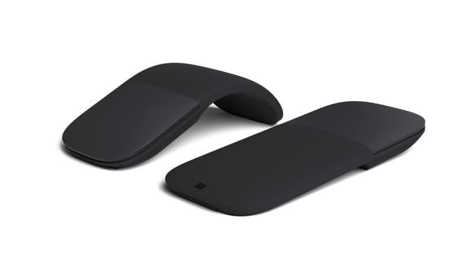 Ratón Microsoft Surface Arc Ambidiestro Bluetooth BlueTrack 1800 DPI