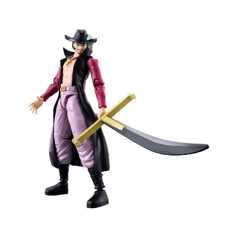 Figurine Anime Heroes articulée BANDAI One Piece Dracule Mihawk Œil de Faucon 17 cm - vue 4