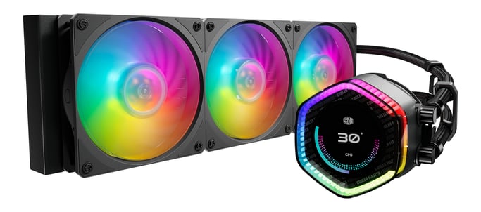 Cooler Master MasterLiquid 360 ION Processeur Refroidisseur de liquide tout-en-un 12 cm Noir 1 pièce(s) - vue 1