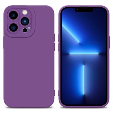 Coque pour Apple iPhone 13 PRO en FLUID VIOLET MAT Housse de protection Étui en silicone TPU flexible