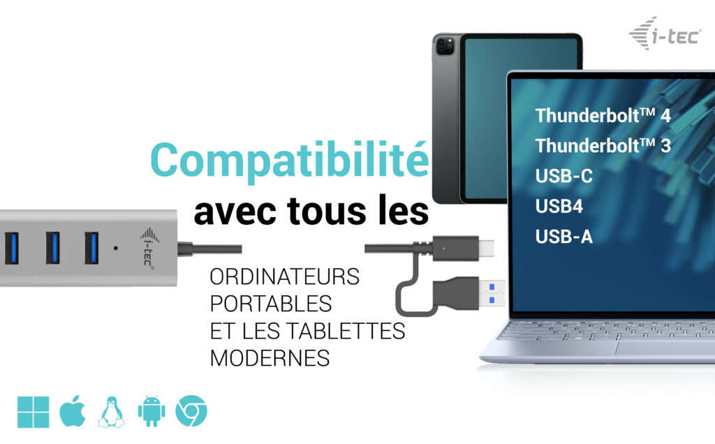 i tec USB CUSB A Charging Metal HUB 7 Port Neuf - vue 3