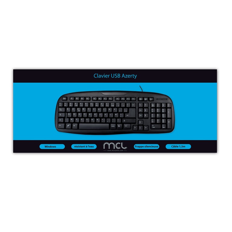 MCL SAMAR Clavier ACK 298 / N USB PC / Mac - vue 4