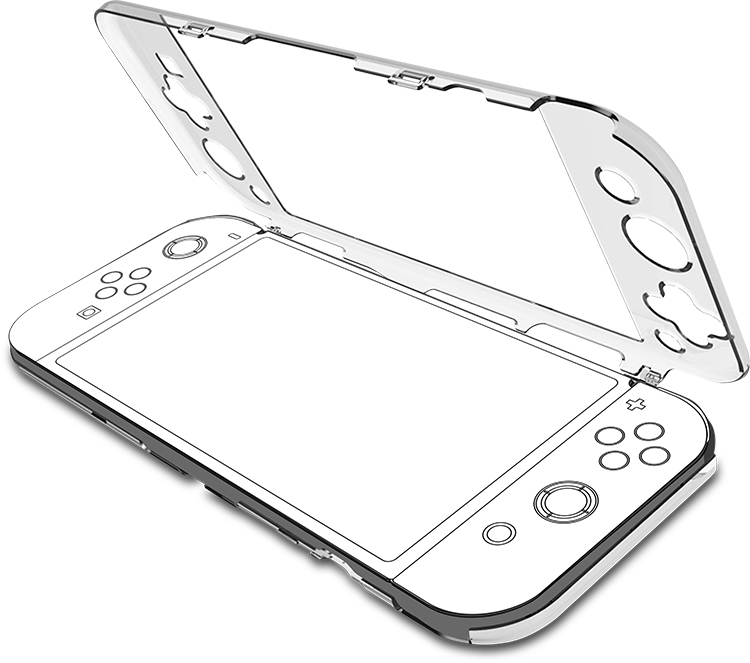Coque De Protection En Polycarbonate Pour Switch Bigben La Coque - vue 3