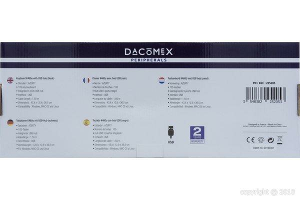 Dacomex K460U clavier Universel USB AZERTY Français Neuf - vue 2