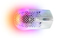 Steelseries Aerox 3 Wireless Ghost ratón Juego mano derecha RF Wireless + Bluetooth Óptico 18000 DPI