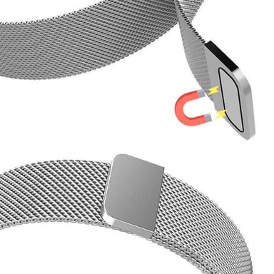 Devia Pulsera para Apple Watch 42 / 44 / 45 / 49mm Milanaise Mesh Plateado