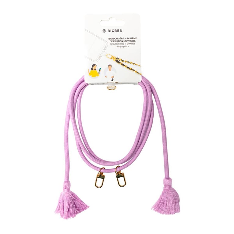 Coque bandoulière avec pompons BBC - vue 5