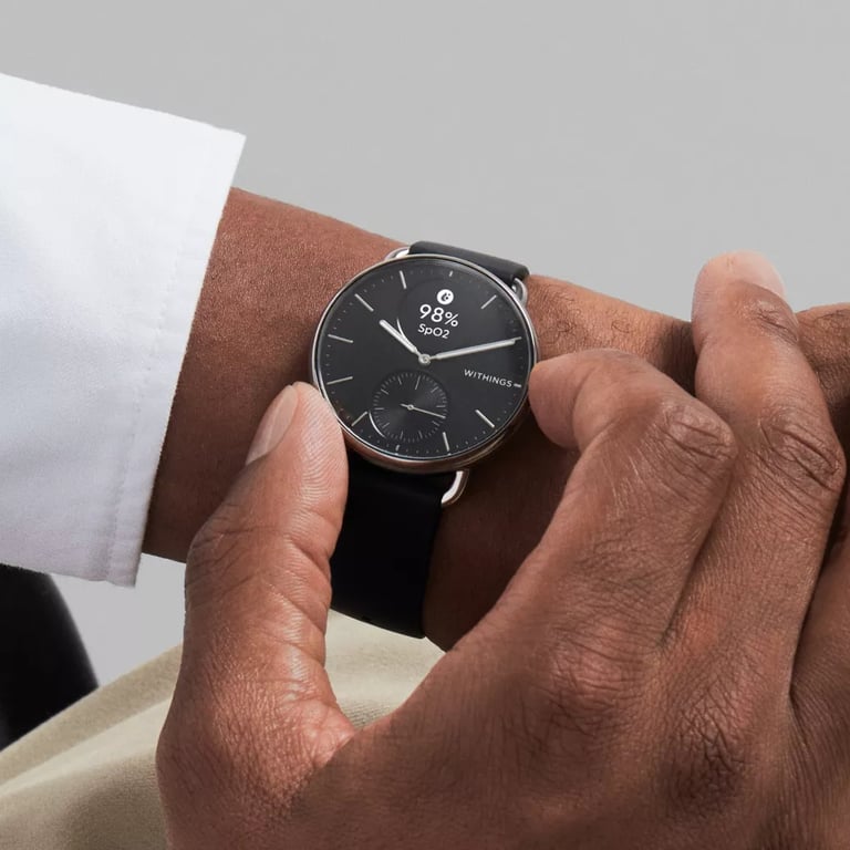 Withings ScanWatch 2 OLED 38 mm Hybride Acier inoxydable - Neuf