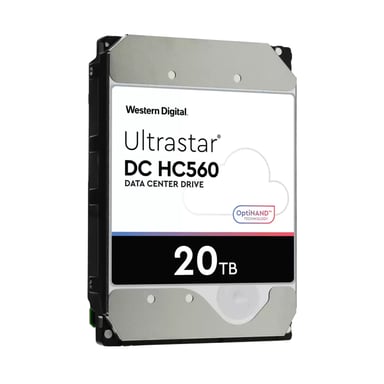Western Digital Ultrastar DC HC560 disco duro interno 20 TB 7200 RPM 512 MB 3.5'' SAS / Serial ATA II