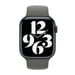 Bracelet Boucle unique en Silicone pour Apple Watch | 38/40/41/42 mm - Taille 4 - Olive