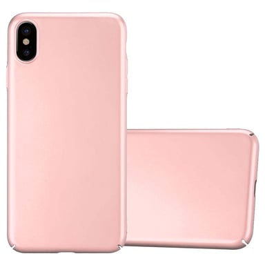 Coque pour Apple iPhone XS MAX en METALLIC OR ROSE Hard Case Housse de protection Étui d'aspect métallique contre les rayures et les chocs