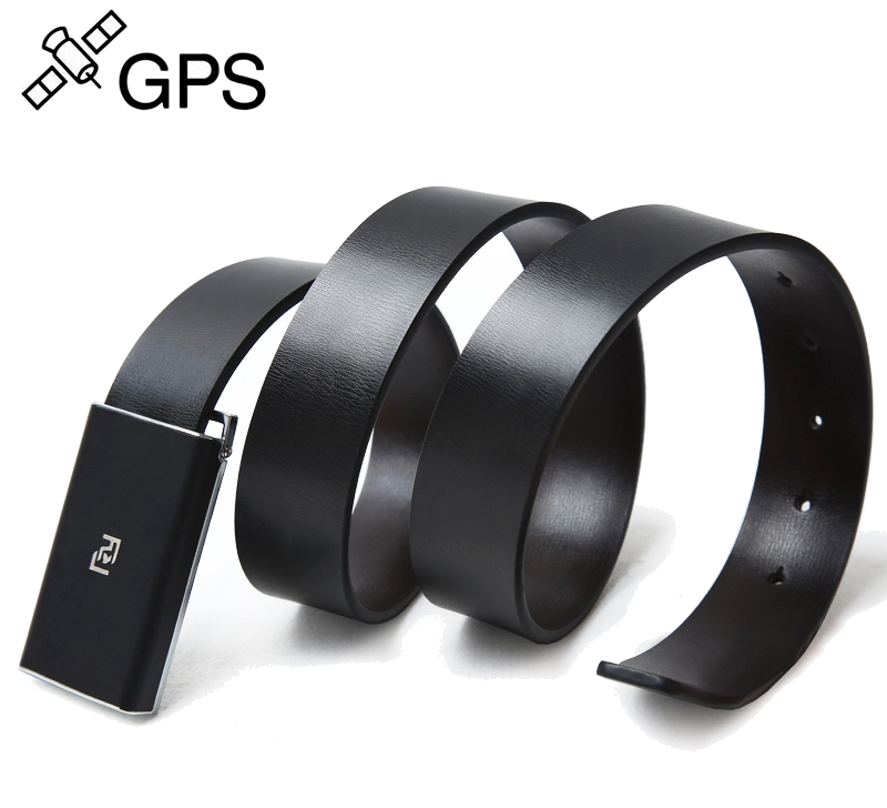 Traceur GPS Ceinture Homme Localisateur Alarme Cuir Véritable GPS AGPS Wifi - YONIS