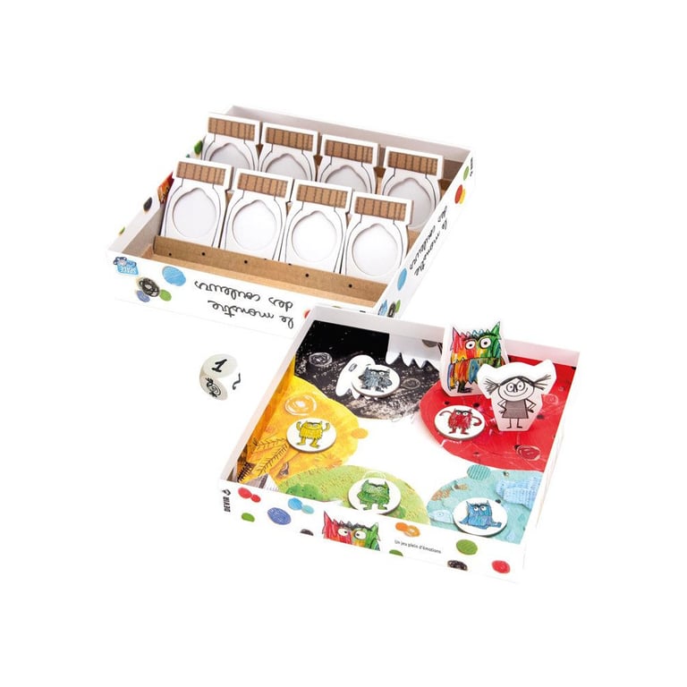 Asmodee Le Monstre Des Couleurs Mini 30 Min Jeu De Société Jeu De Rôles - vue 9