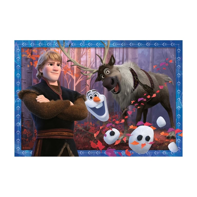 Puzzle 2 x 24 pièces : La Reine des Neiges 2 Frozen 2 : Vers des contrées glaçées Ravensburger France - vue 4