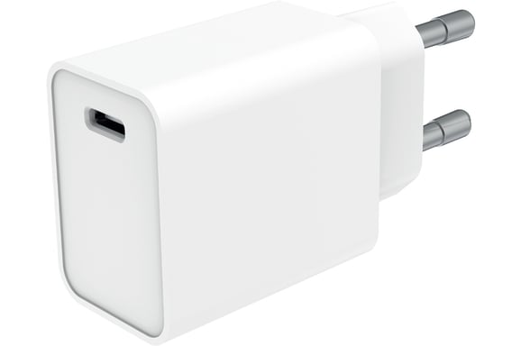 Cargador de red Wow 20W USB-C PD Blanco