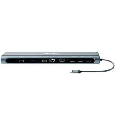 Canyon DS-90 USB 3.2 Gen 1 [3.1 1] Type-C Grigio (CANYON Type C Multiport Docking Station 14-in-1) [CNS-HDS90]