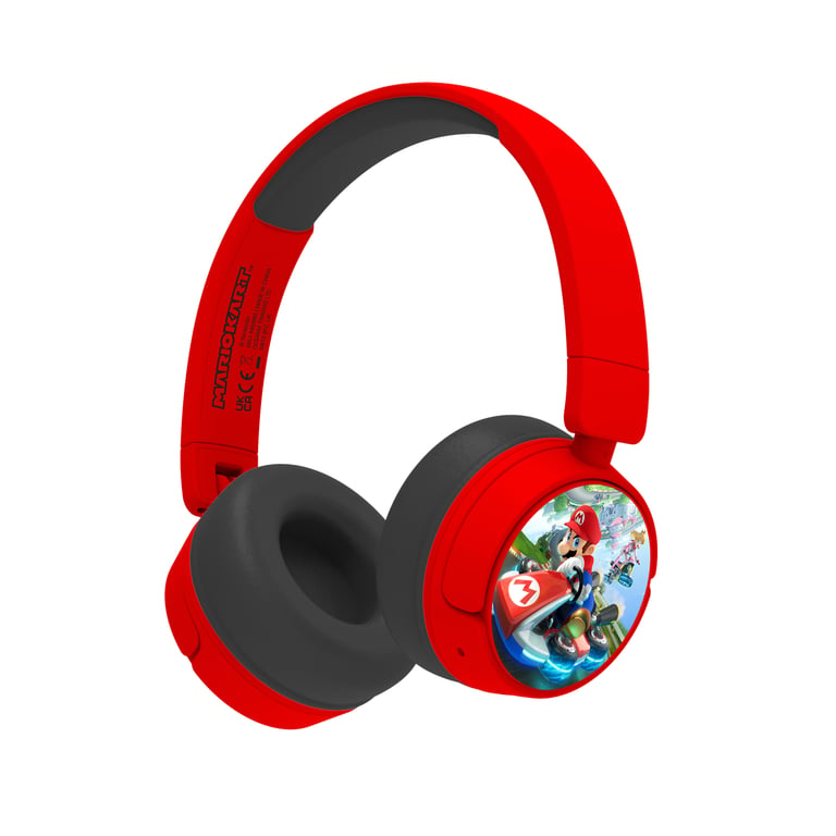 Casque OTL Technologies Super Mario Mario Kart MK0983 – Filaire & Sans Fil, Bluetooth 5.0