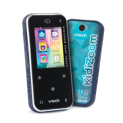 Appareil photo enfant Vtech Kidizoom Snap Touch Bleu - Jouez et capturez des moments inoubliables ! - Neuf