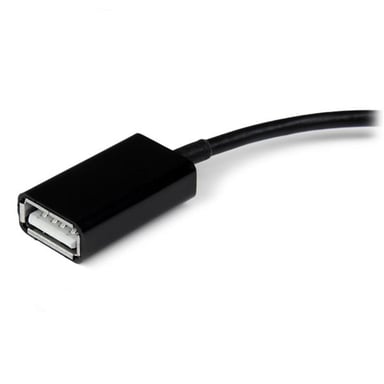 StarTech.com Cable Adaptador USB OTG para Samsung Galaxy Tab - Negro - USB A Hembra