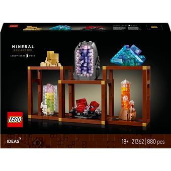 LEGO Ideas 21362 Collezione di minerali - Set da costruzione per adulti - Decorazione