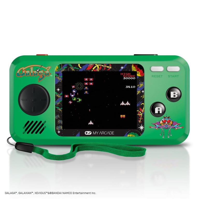 My arcade - Pocket Player Galaga - Portable Gaming - 3 Games in 1