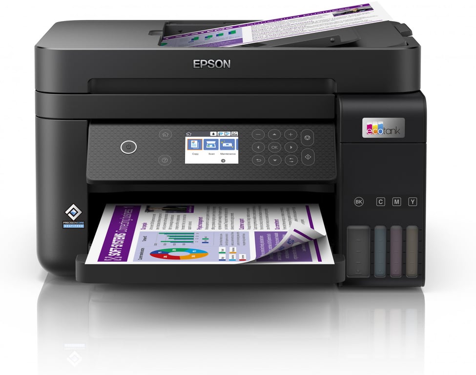 Epson EcoTank ET 3850 Jet d'encre A4 4800 x 1200 DPI 33 ppm Wifi Neuf - vue 3