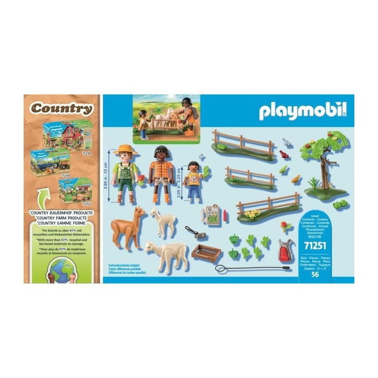 Playmobil 71251 Country : Randonneurs et alpagas Playmobil - vue 3