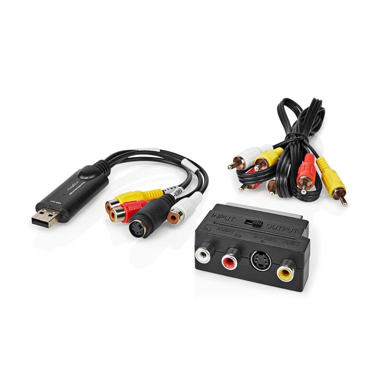 Nedis VGRRU101BK carte d'acquisition vidéo USB 2.0 Neuf - vue 3