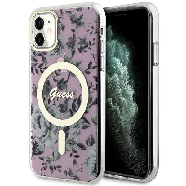 Guess Coque telephone - bumper telephone GUHMN61HCFWSP Coque rigide pour iPhone 11 / Xr 61
