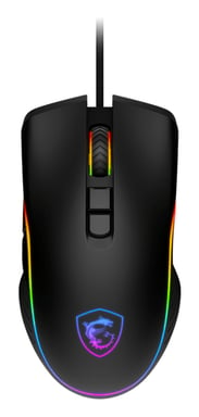 MSI FORGE GM300 Mouse ottico da gioco USB Type-A per mano destra 7200 DPI