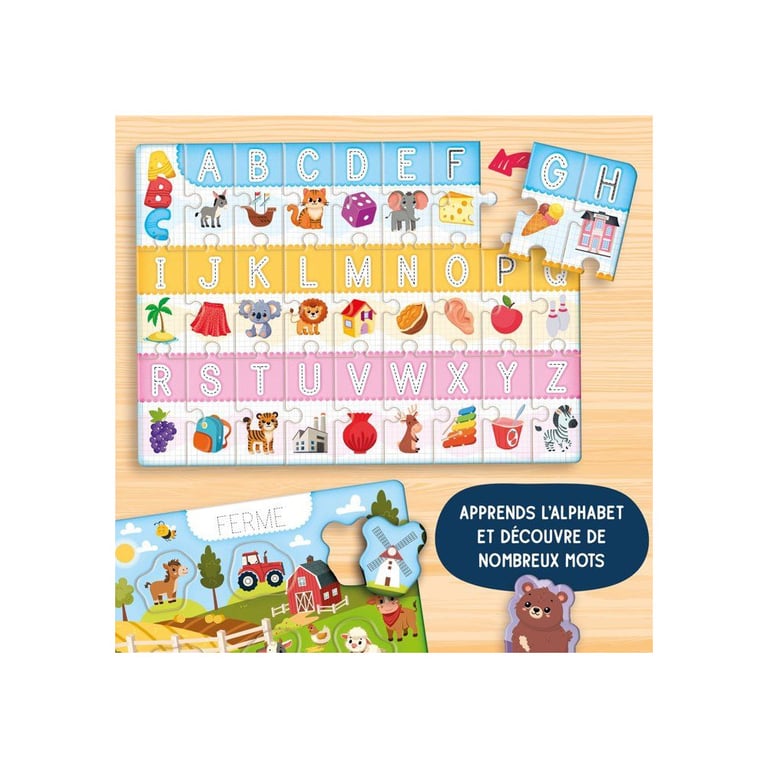 Jeu Éducatif Lisciani Giochi Jouer Apprendre – Dé-fis de Mots avec 5 Dés en Bois - vue 2