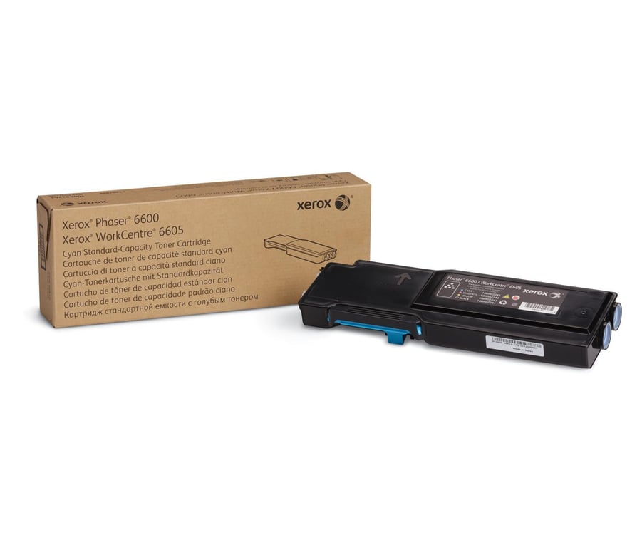 Xerox Haute capacité cyan originale cartouche de toner pour Phaser 6600DN 6600V DNM WorkCentre 6605DN - vue 2