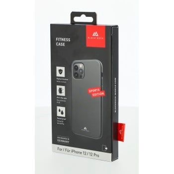 Coque de protection ''Fitness'' pour iPhone 12/12 Pro, noir