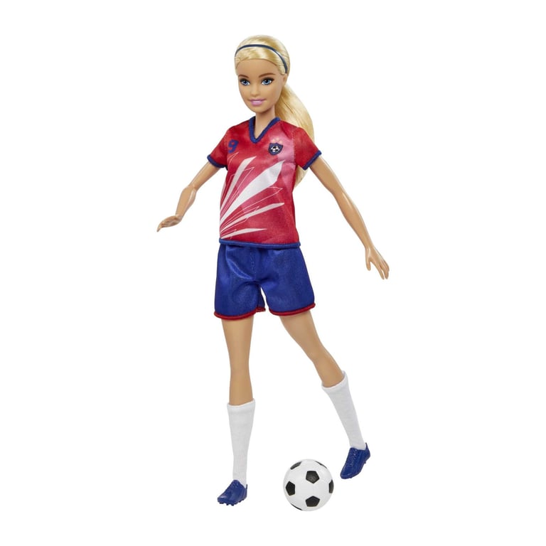 Barbie – Poupée Barbie Footballeuse - Neuf
