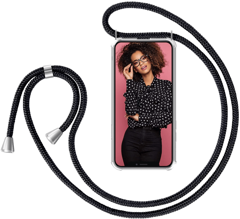 Coque avec Cordon pour HUAWEI P50 Pro Max Silicone Airbags Transparente