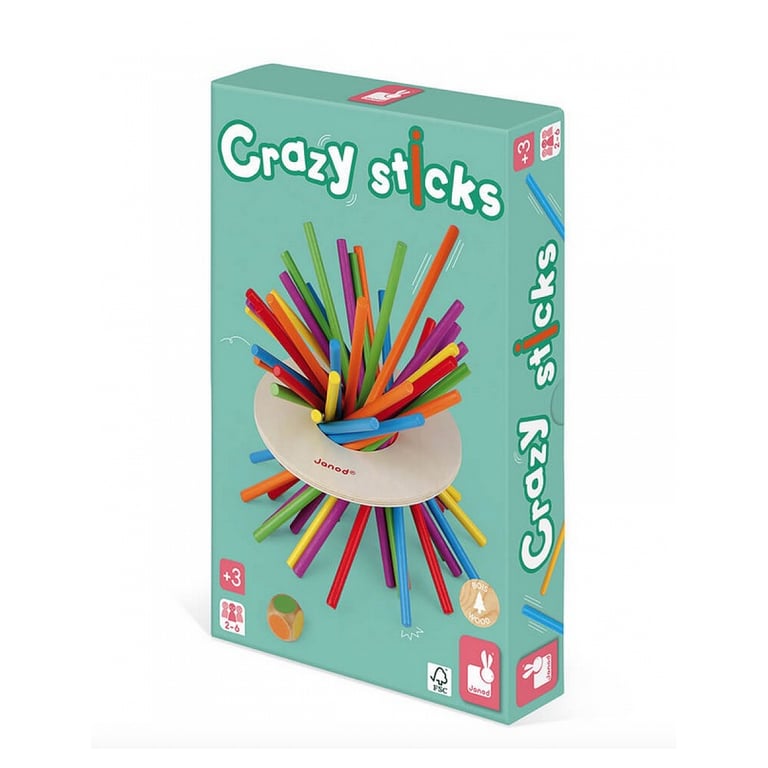 Jeu d'adresse Janod Crazy Sticks - vue 2