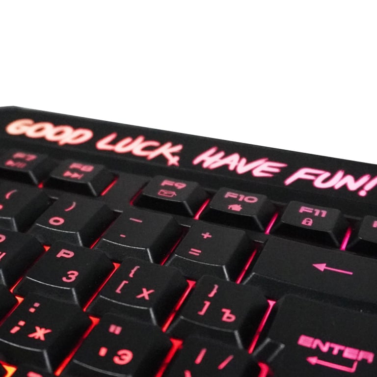 Pack Gamer 4 en 1 FURY HELLFIRE Clavier Tapis Casque Retro éclairage RGB Neuf - vue 4