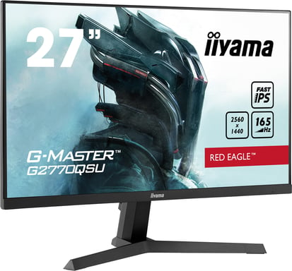 iiyama G-MASTER G2770QSU-B1 68,6 cm (27'') Wide Quad HD LCD Flat Panel PC Monitor Negro