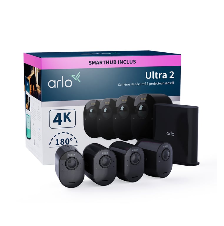 Arlo Ultra 2 Security System 4 Camera Kit VMS5440 - vue 5