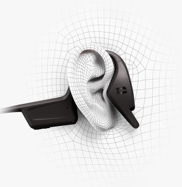 Casque Bluetooth® X-Vibes à conduction osseuse avec Micro Supra-auriculaire Noir Crosscall