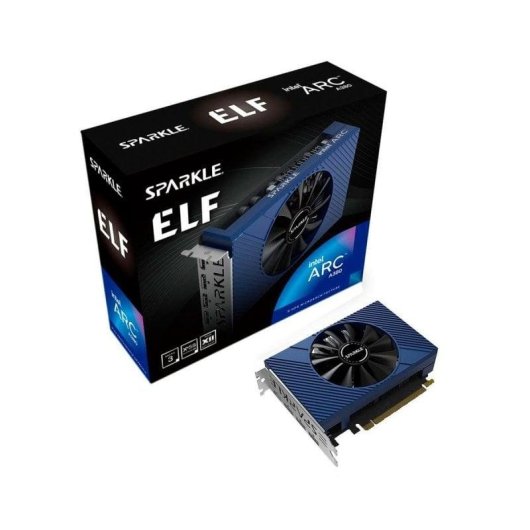 SPARKLE Intel Arc A380 Elf Carte graphique Arc A380 6 Go GDDR6 PCIe 4.0 x8 3 x DisplayPort HDMI - vue 2