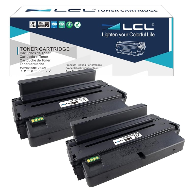 Cartouche de Toner Compatible MLT D205L D205L SU963A SU967A 2 Remplacement pour ML 3300 3310 3710 3312 3712 3310ND 3312ND 3710ND SCX 5739 5639 5737 4833 5637 4833HD Neuf