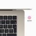 MacBook Air M2 (2023) 15.3', 3.5 GHz 512 Go 8 Go  Apple GPU 10, Lumière stellaire - AZERTY