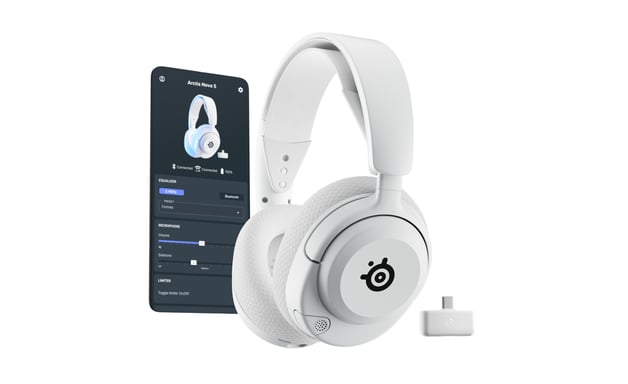 Steelseries Arctis Nova 5P Wireless Casque Sans fil Arceau Jouer USB Type-C Bluetooth Blanc