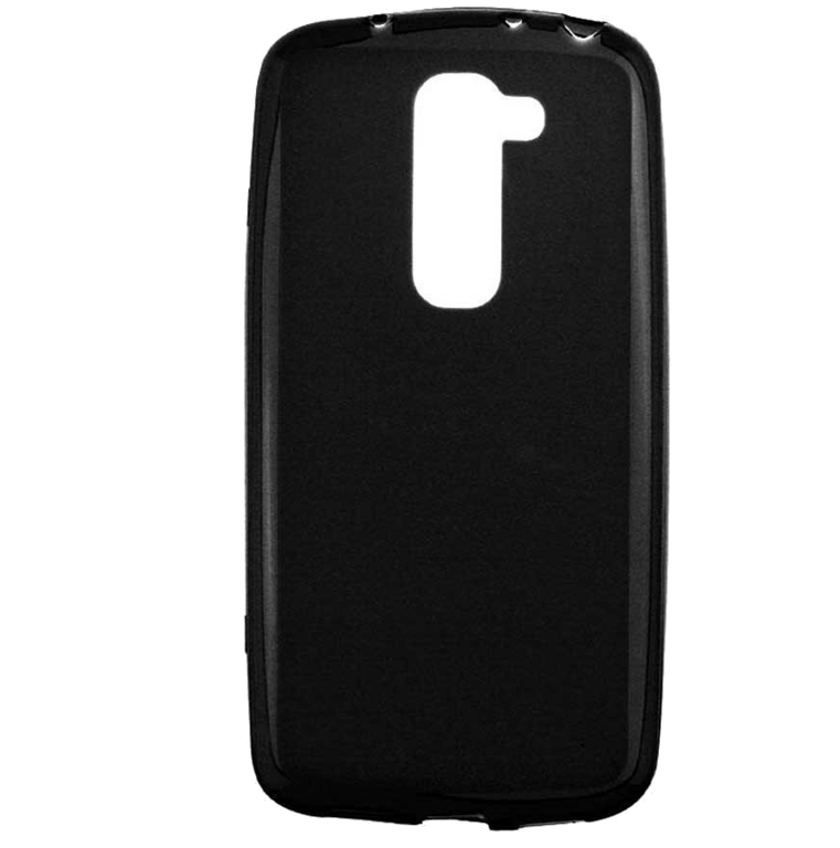 Coque silicone unie compatible Givré Noir LG Optimus G2 Mini
