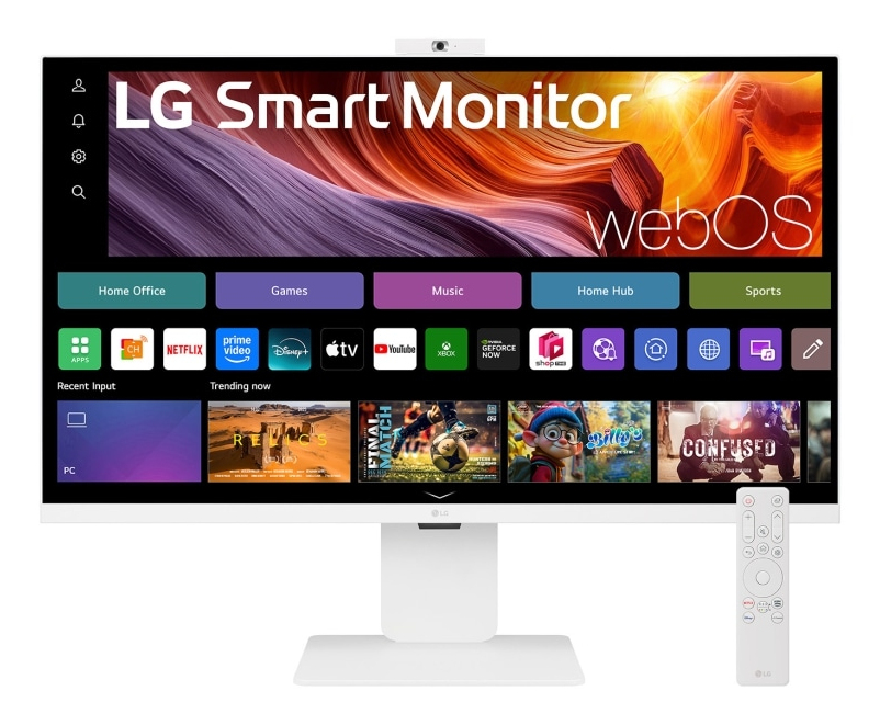 LG 32U850SA W Écran LCD Intelligent 32 31.5 visualisable 3840 x 2160 4K @ 60 Hz IPS 400 cdm² 1000:1 HDR10 5 ms 2xHDMI 3xUSB C haut parleurs - vue 4