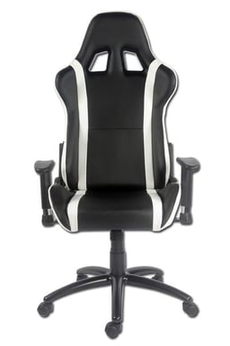 LC-Power LC-GC-2 Siège pour jeu vidéo Siège de jeu sur PC Noir, Blanc