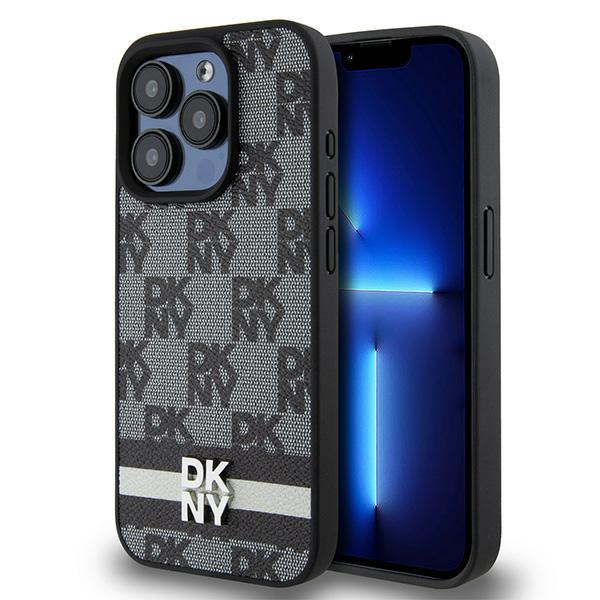 Custodia per iPhone 15 Pro Max Elegant con motivi a righe e piastrelle