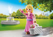 Playmobil Dame avec Chihuahua et panier transport